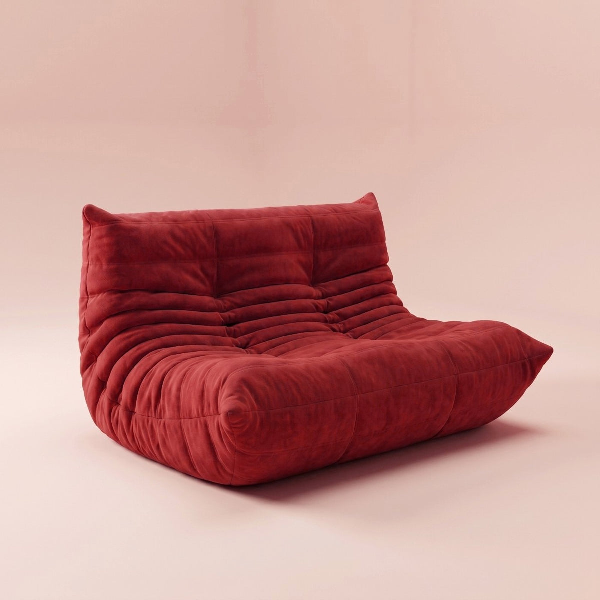 Goto — Canapé 2 places, coloris rouge — vue principale