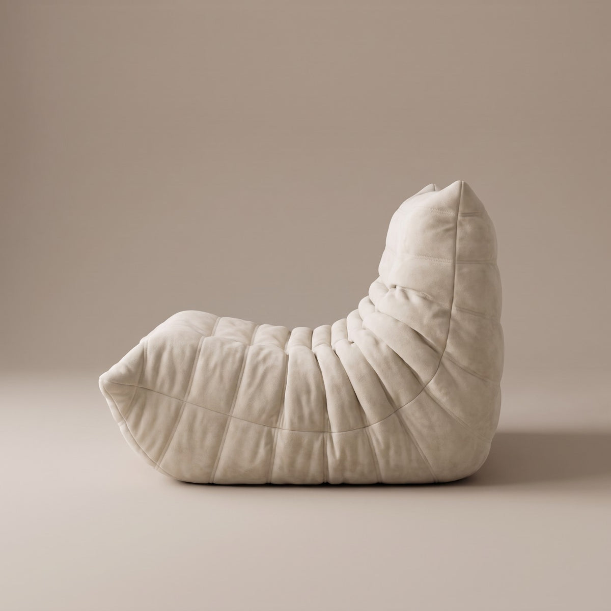 Goto — Fauteuil 1 place, coloris blanc — vue de profil