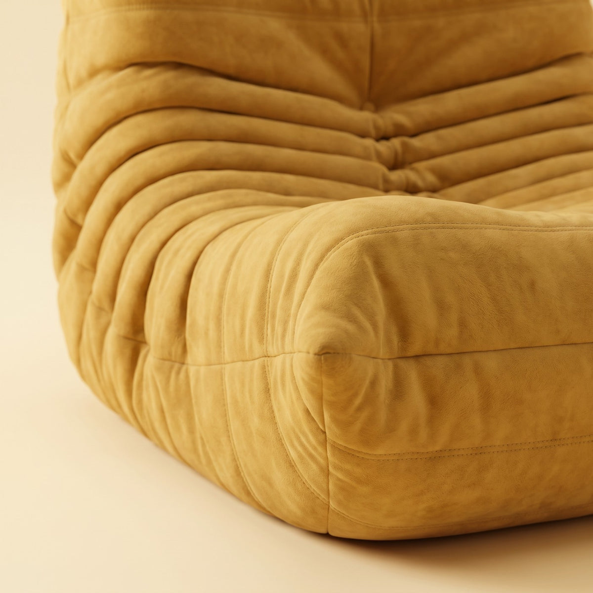 Goto — Fauteuil 1 place, coloris jaune — vue de détail