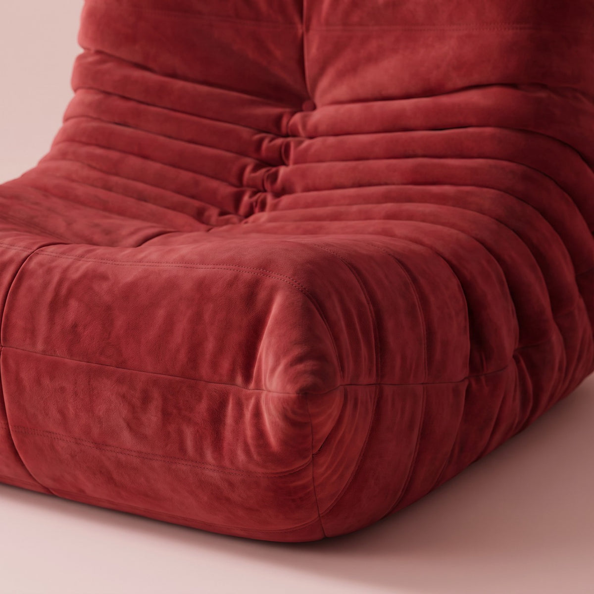 Goto — Fauteuil 1 place, coloris rouge — vue de détail