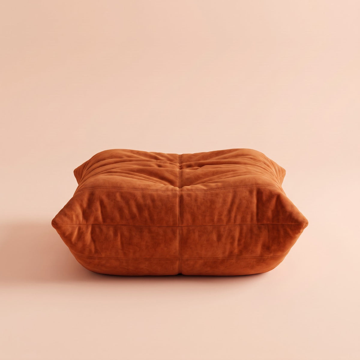 Goto — Pouf, coloris orange — vue de face