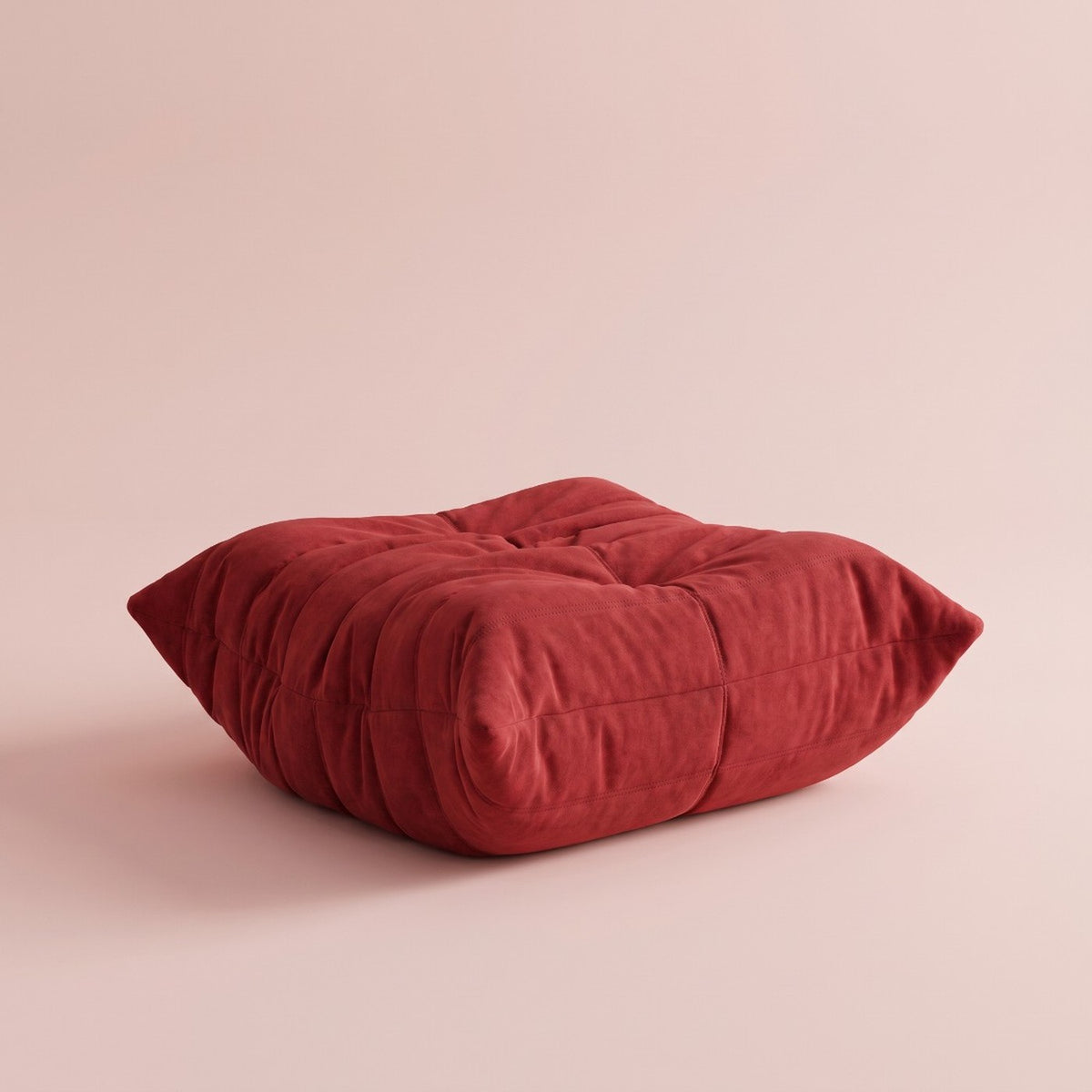 Goto — Pouf, coloris rouge — vue principale