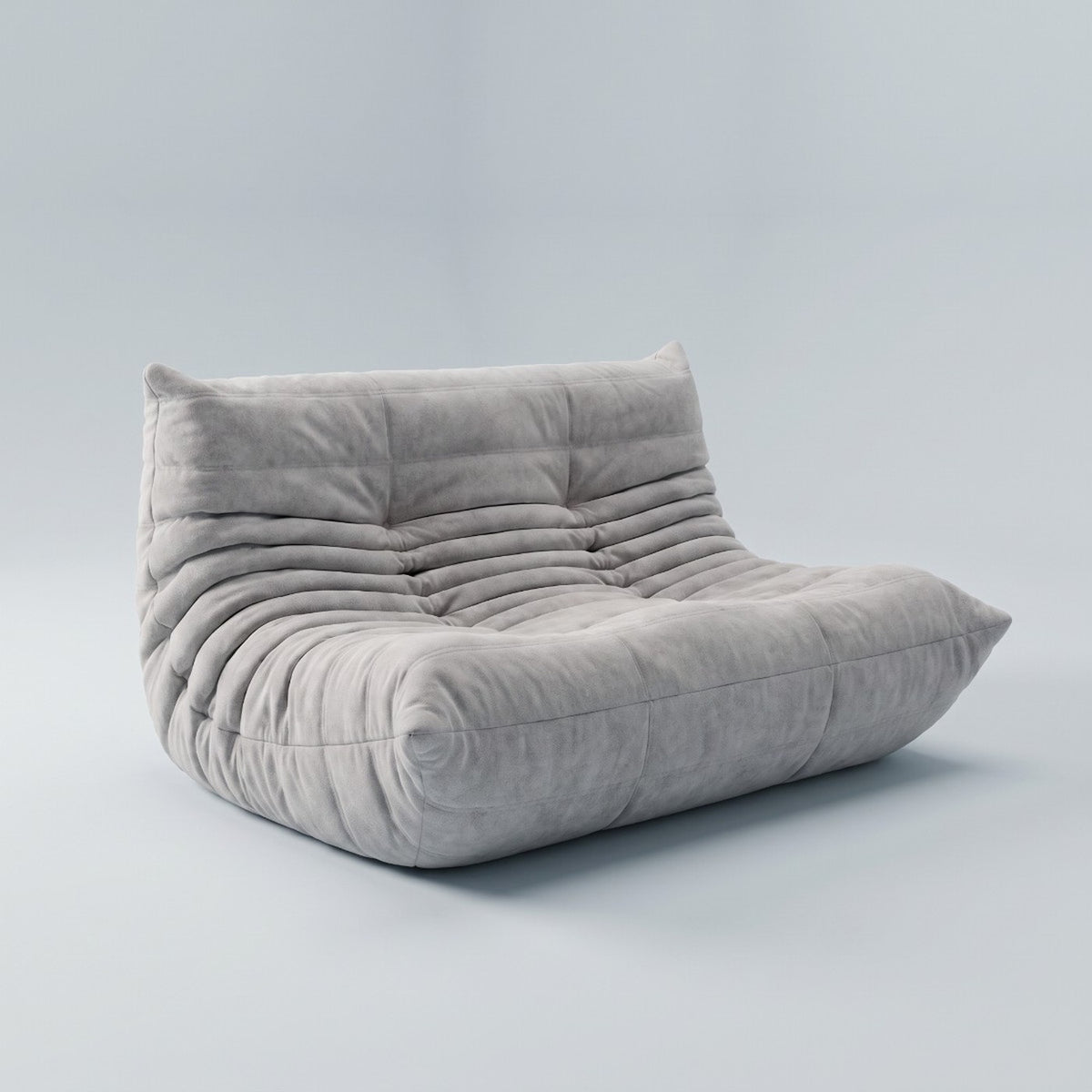Goto — Canapé 2 places, coloris gris — vue principale