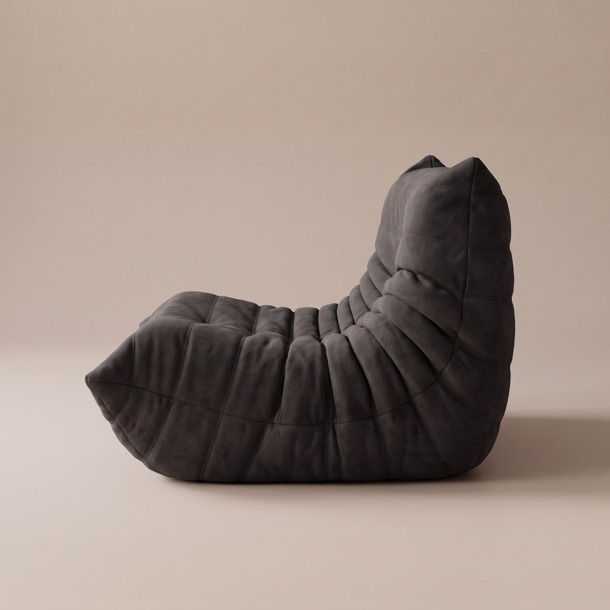 Goto — Fauteuil 1 place, coloris noir — vue de profil