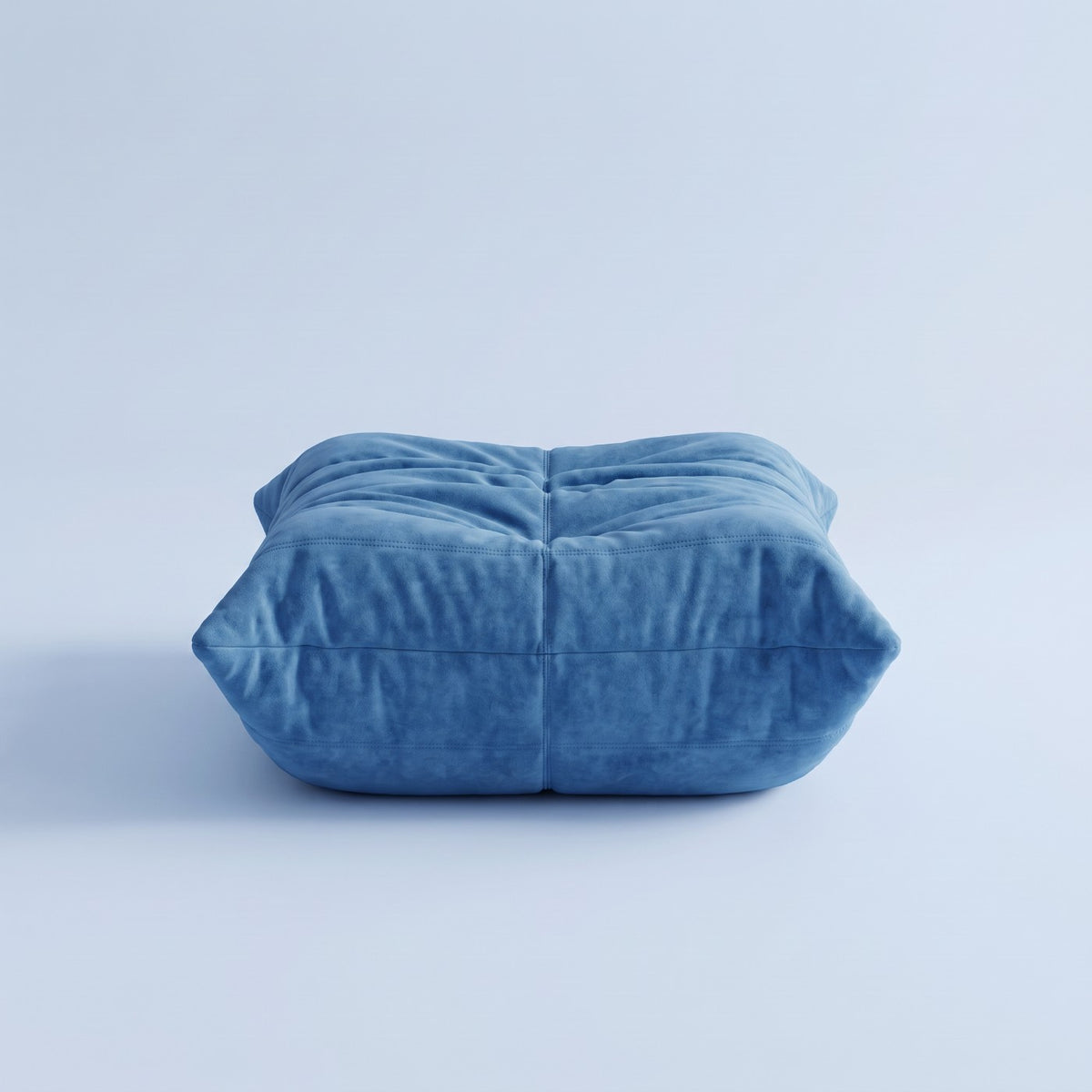 Goto — Pouf, coloris bleu — vue de face