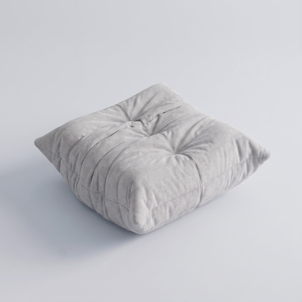 Goto — Pouf, coloris gris — vue du dessus