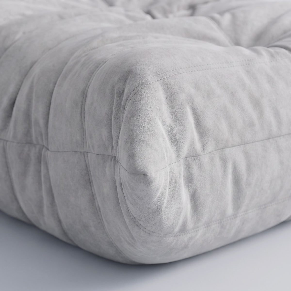 Goto — Pouf, coloris gris — vue de détail