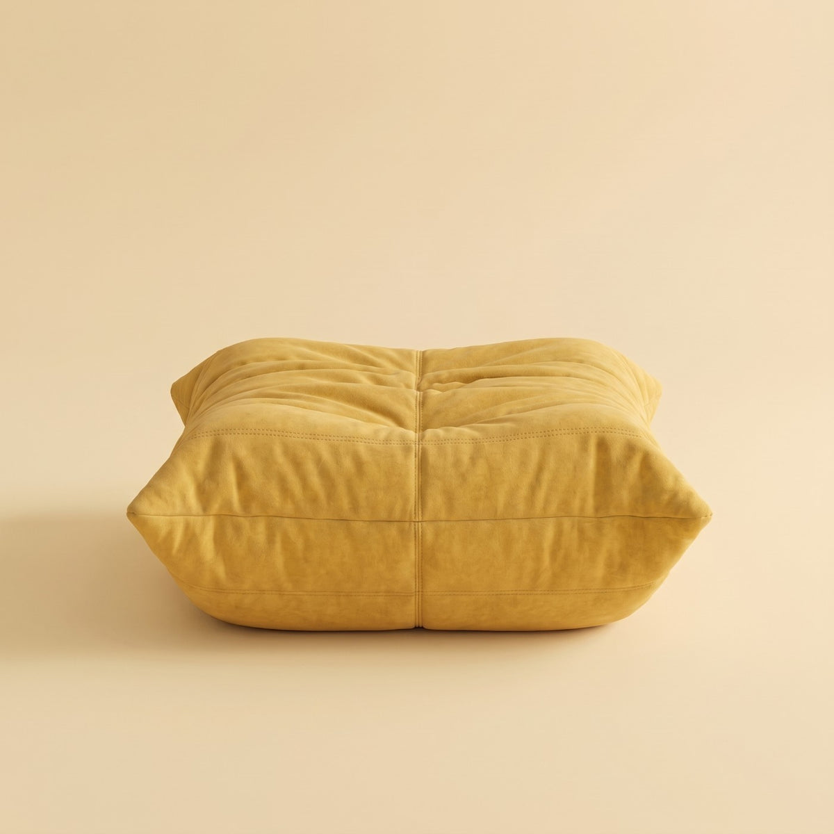 Goto — Pouf, coloris jaune — vue de face