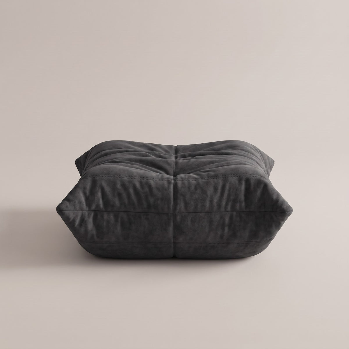 Goto — Pouf, coloris noir — vue de face