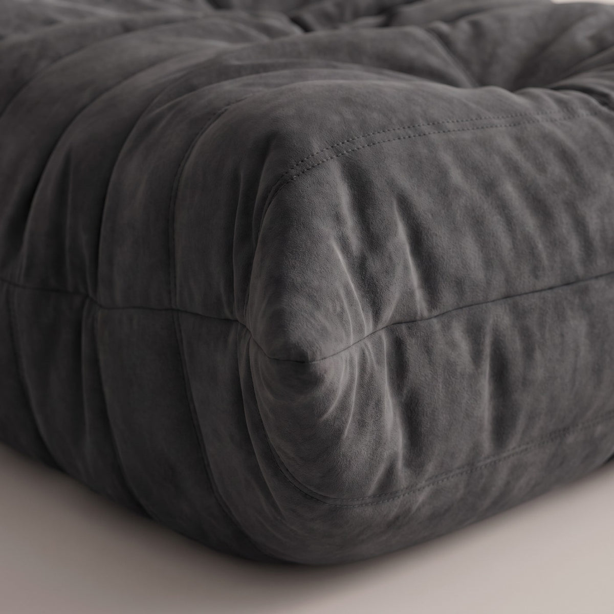 Goto — Pouf, coloris noir — vue de détail